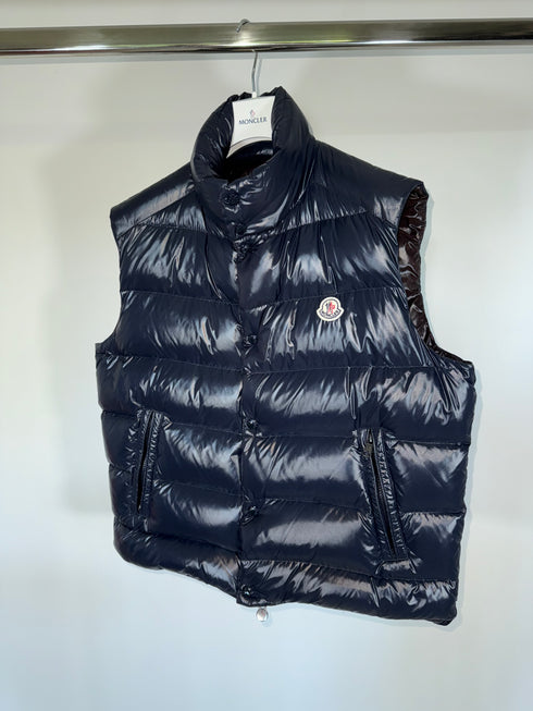Moncler Tib Gilet Size 4 Navy Blue